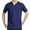 Navy, variant on Maean Men's V Neck T Shirts Short Sleeve Basic Tee Summer Casual Solid Color Dressy Shirts M-4XL