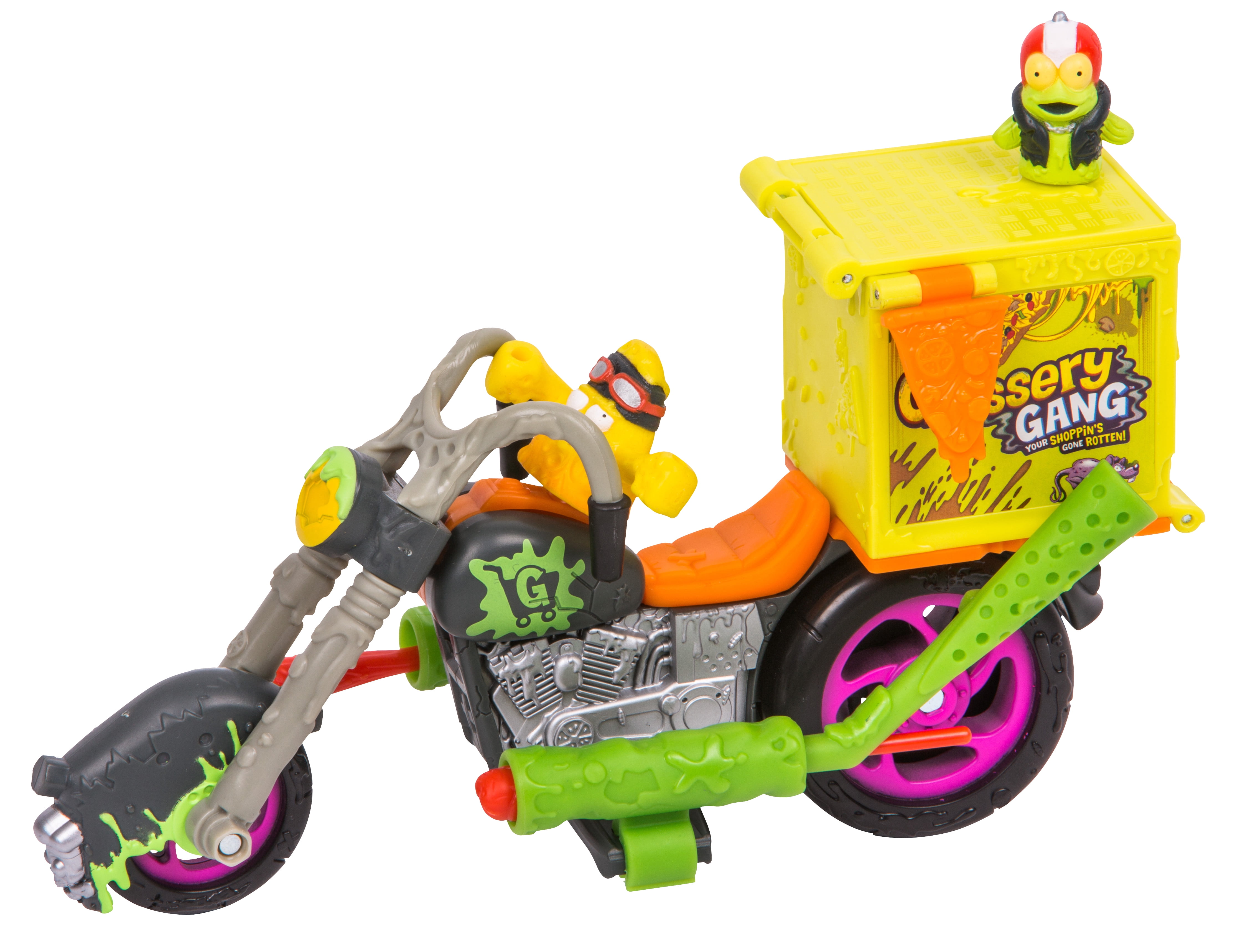 grossery gang delivery strike motorbike