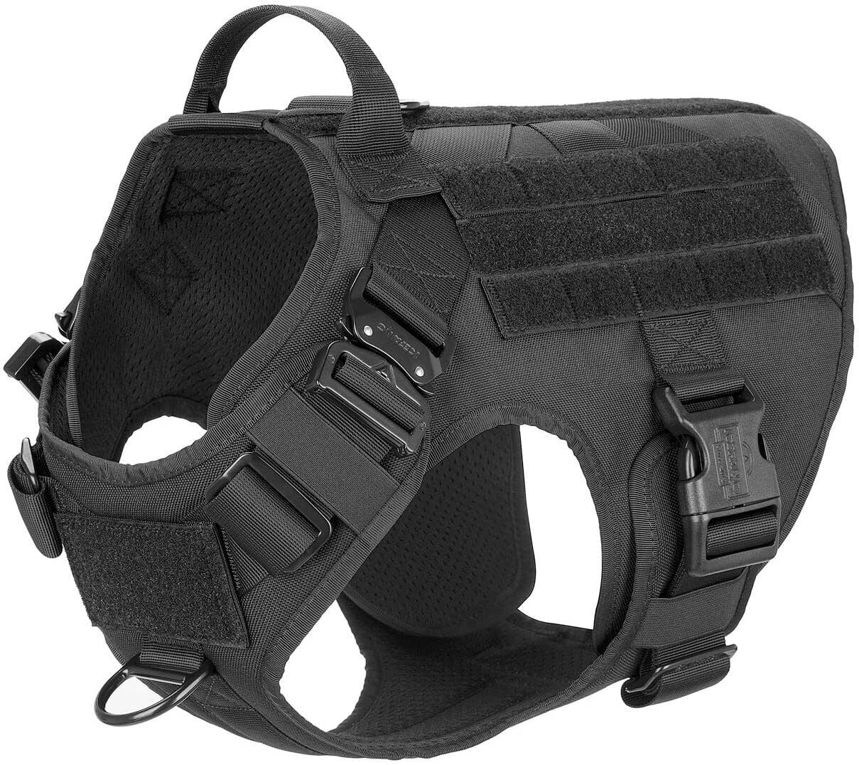 Tactical Dog Vest Dog Harness w/ Handle Military Working Dog Adjustable –  FMA Tactical Gear