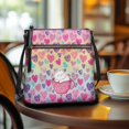 thumbnail image 3 of ZUXONGSY Cat Heart Print Shoulder Bag for Women Casual Crossbody Travel Purse Trendy Satchel with Adjustable Wide Strap for Travel Shopping, 3 of 7