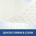 thumbnail image 5 of OTHWAY Extra Large Shower Mat 47x32, TPE Non Slip Shower Mat, Inside Shower Mat with Drain Holes Suction Cups, Walk in Shower Mat for Shower Stall, Anti-Slip for Elderly Kids (White), 5 of 8