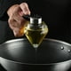 thumbnail image 5 of Transparente del hogar Convento de la salsa de aceite Tipo de prensa a prueba de fugas 200ml Dispensador Jar Jar jarras Contenedor Accesorio de cocina Inevent HA010957-00B, 5 of 7