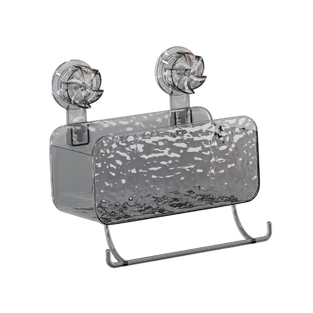 Organizador de ducha con ventosa, cesta de ducha, estante de ducha moderno, soporte de ducha para baños, champú y jabón corporal Gris