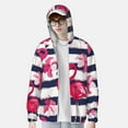 thumbnail image 4 of Easygdp Pink Flamingos Lightweight Long Sleeve Sun Shirt Sports long-Sleeved Sun Protective Clothing, Quick Drying Breathable - Medium, 4 of 9