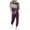 Purple, variant on Zpanxa 2 Piece Sets for Women Summer Outfits Dressy Lounge Sets Fashion Loose Fit Short Sleeve Tops Casual Long Drawstring Straight Leg Sweatpants Mathing Outfits Clothes Gray S