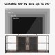 thumbnail image 3 of Yeshouse Mueble para TV De 63 Pulgadas con 2 Estantes Abiertos y 2 Puertas De Malla, Centro De Entretenimiento De Diseño Industrial, Mesa Consola Multimedia para Salón y Dormitorio, 3 of 9