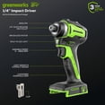 thumbnail image 2 of Greenworks 24V Drill / Driver & Impact Driver, (2) 2.0Ah Batteries & Charger Included, 2 of 6