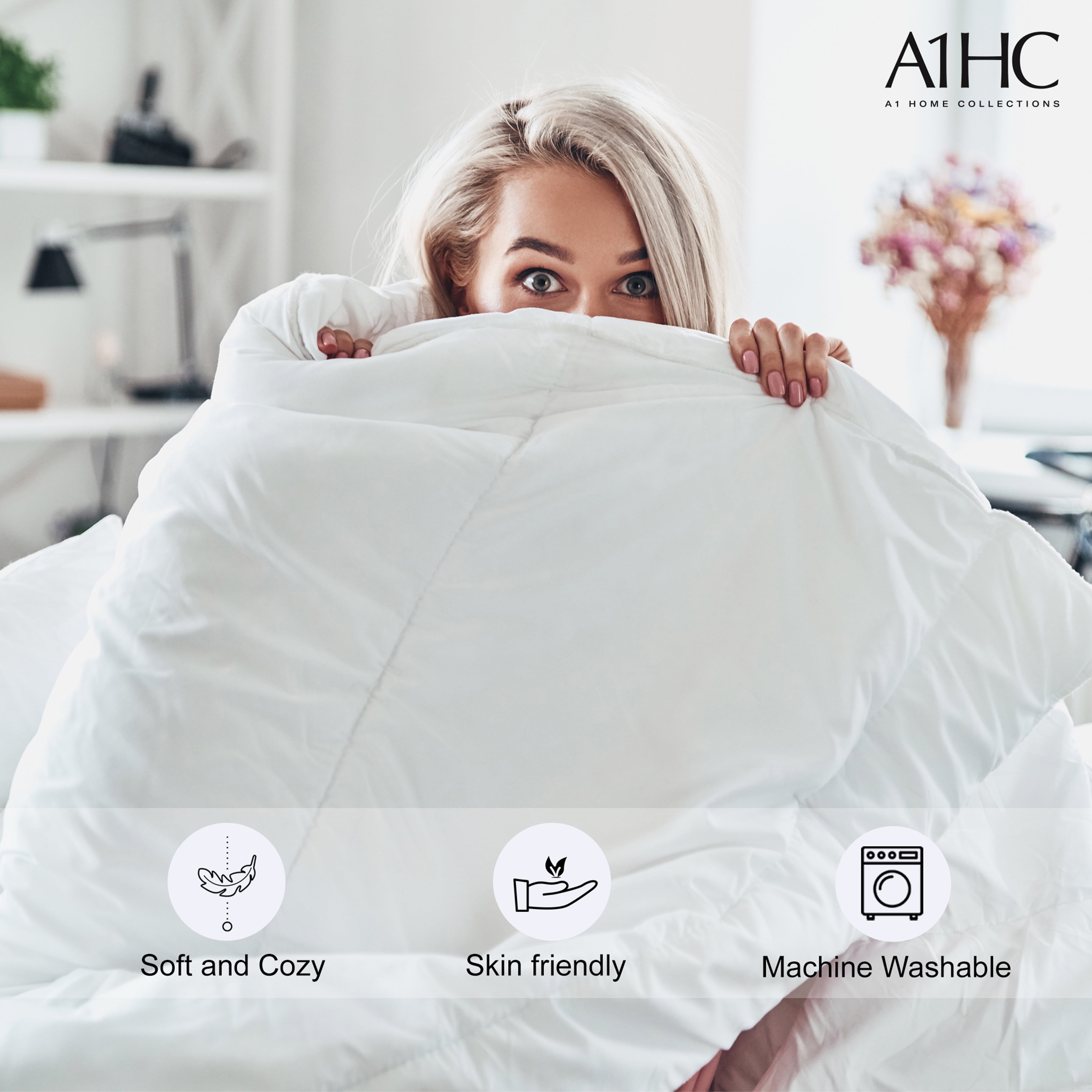 A1 HOME COLLECTIONS A1HC 100 New Zealand Wool Organic Duvet Insert Stand Alone Comforter Twin 68 X 86 200 GSM
