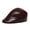 brown, variant on Bright Skin Solid Color Beret Men's Front Hat Fashion Leather Hat Cross -Border Peaked Hat Men And Women Retro Hat