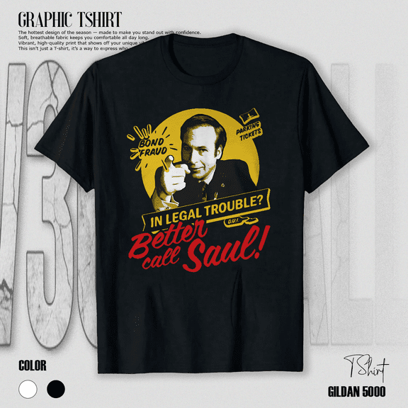Better Call Saul Lawyer Quote Retro TV Spin-Off Series Fan Unisex T-Shirt V70969, up to size 5XL