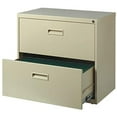 thumbnail image 2 of Realspace® SOHO 30"W 2-Drawer Metal Lateral File Cabinet, Putty, 2 of 2