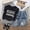 v#2185Black14575, variant on HAYIMI Kids Boys Girls Clothes Letter Graphic Tops Denim Shorts 2PC Summer Outfit Sets Soft Child O-Neck Cartoon Clothes Sets