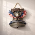 thumbnail image 6 of BBilaBu USA 250th Anniversary Door Hanging Sign Wreath, Eagle 250 Years of Freedom Patriotic Decor Wooden Home Decorations, 6 of 6