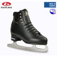 thumbnail image 1 of BOTAS - model: CEZAR / Made in Europe (Czech Republic) / Innovated Figure Ice Skates for Men, Boys / Layered Real Leather Upper / LTT technology / Stretchy Cuff / Color: Black, Size: Adult 10, 1 of 6