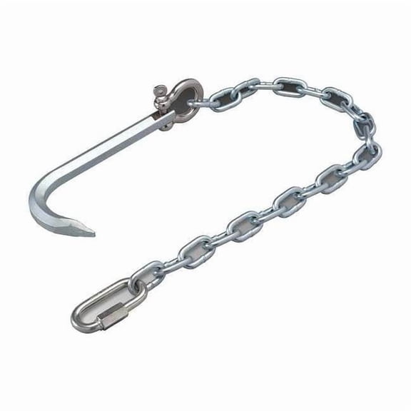 Allegro Industries Manhole Cover Hook,Steel,Slvr 9401-32