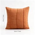 thumbnail image 3 of 18x18 Inch Solid Color Soft Pile Throw Pillow Cover Textured Square Cushion Cover for Sofa and Living Room Decor, 3 of 6