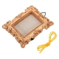 thumbnail image 6 of OFFIGAM Christmas Photo Frame Ornament Golden Mini Rectangular Vintage Hanging Decoration for Xmas Tree Holiday Party DIY 1 Unit 2.95X2.44X0.24in, 6 of 10