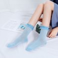 thumbnail image 4 of TZYDMN Women Ruffle Ankle Socks, Lace Lolita Kawaii Girls Cute Frilly Socks 3 Pairs, 4 of 6