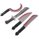 thumbnail image 5 of cuchillos sangrientos de Halloween, machetes de plástico, cuchillos falsos, accesorios para fiestas de Halloween., 5 of 7