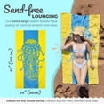 thumbnail image 3 of Toalla de playa Nova Blue Jellyfish, 86 x 160 cm, 100% algodón, 3 of 6