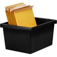 thumbnail image 6 of Storex 4 Gallon/15 L Classroom Storage Bin, Black (6 units/pack), 6 of 8
