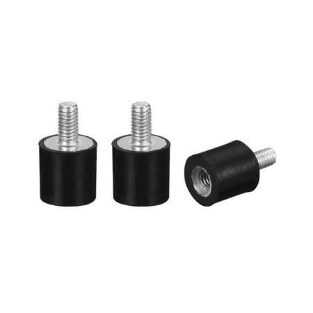 

Rubber Mounts 3 Pack M3 Male/Female Vibration Isolator Shock Absorber D8mmxH8mm