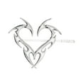thumbnail image 2 of Cool Heart Shaped Hair Pins Clip Barrette Accesorios peinado del cabello Silver All Match Hair Grips Horquilla para mujer Lady, 2 of 3