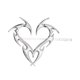 thumbnail image 2 of Horquillas Decorativas perfecl en forma de Corazón con Pasador Antideslizantes para Mujeres y Niñas, 2 of 3