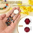 thumbnail image 2 of Cuentas de cristal en forma de bicono Uxcell de 4 mm, 400 piezas, cuentas de bicono facetadas de vidrio para hacer joyas, rojas, 2 of 6