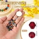 thumbnail image 2 of Cuentas de cristal en forma de bicono Uxcell de 4 mm, 400 piezas, cuentas de bicono facetadas de vidrio para hacer joyas, rojas, 2 of 6