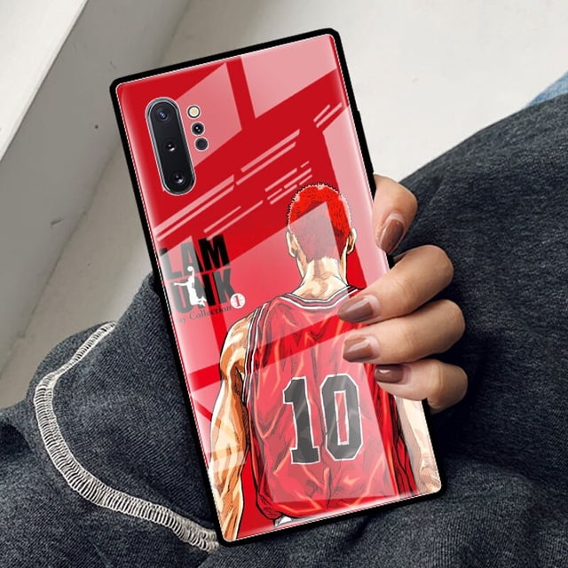Étui en verre Slam Dunk Anime pour Samsung, housse de téléphone portable, Galaxy S20 FE, S10, S9, S8 Plus, Note 20 Ultra, 10 Lite, 9, 8 qiuyongming unisex