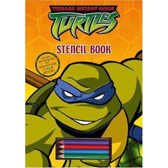 Pre-Owned Teenage Mutant Ninja Turtles Stencil Book (Unknown) 1416900519 9781416900511