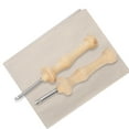 thumbnail image 3 of 2pcs Embroidery Punch Pens Cloth Sewing Embroidery Needles Weaving Tool with Wooden Handle, 3 of 14