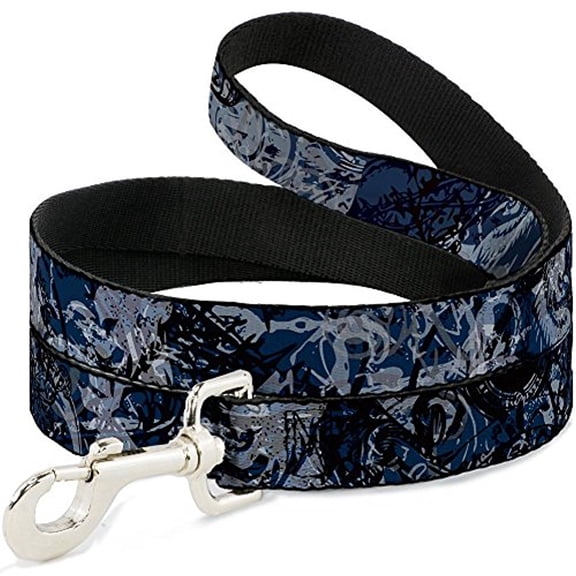 Dog Leash Gothic 5 4 Feet Long 0.5 Inch Wide