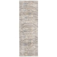 thumbnail image 2 of SAFAVIEH Meadow Carolus Abstract Striped Runner Rug, Grey/Gold, 2'7" x 8', 2 of 7