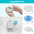 thumbnail image 5 of Ceramic Cat Fountain Replacement Filter, 32 Carbon Filters and 8 Foam Filters, Suitable for Tritone / Fiumi, 5 of 5