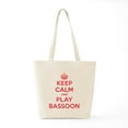 thumbnail image 6 of CafePress - Keep Calm Play Bassoon Tote Bag - Unisex Canvas Tote Bag, Beige, 1-Piece, 6 of 7