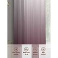 thumbnail image 5 of Romantic Burgundy Sheer Curtains 96 inches Long 2 Panels Set Gradient Tiers Sheers Rod Pocket Small Window Short Curtains for Kitchen Cafe, Each 52" W x 96" L, 5 of 7