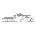 thumbnail image 3 of 015-973: Luxury Narrow lot 3 Bed, 5 Bath Luxury Home Plan, 4081 Sq Ft: Full Blueprints with License to Build by Home Plan Marketplace - Lesuto, 3 of 7