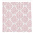thumbnail image 3 of Ambesonne Damask Shower Curtain, Pink Victorian Pattern, 69"Wx84"L, White Pink, 3 of 5