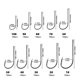 thumbnail image 2 of Hook 1000pcs cebo de cebo ganchos de pesca forjado forzo de Pesca de Pesca Con Pistola Larga Ganchos de Pesca de Púas J, 2 of 6
