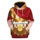 thumbnail image 5 of Sudadera con capucha y estampado 3D de caballero medieval antiguo para hombre, ropa informal, sudadera de manga larga, sudadera con capucha, ropa para niños, 5 of 5
