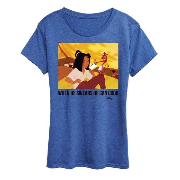 Disney - He Can Cook Mulan Short Sleeve Graphic T-Shirt