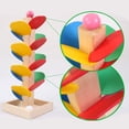 thumbnail image 4 of Unique Wood Tree Leaves Blocks Marble Ball Run Track Game Toy Educational Toy, 4 of 8