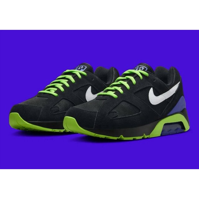 Nike Air Max 180 QS ‘Joker’ Black Green Men Size US 10 Casual Sneakers Rare New?