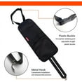 thumbnail image 5 of Luckybay Car Seat Side Organizer, Updated Auto Seat Storage Hanging Bag with Two Pockets, Phones, Drink, Sunglass, Stuff Holder with Two Pockets for Cars, SUVs, Trucks (Update Black, 2 Pack), 5 of 7