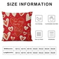 thumbnail image 5 of PHYHOO  Valentines Day Pillow Covers  Love Valentine Letter Heart Valentine's Decor Throw Pillows Decorative Cushion Cases for Valentine Home Decorations, 5 of 5