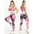 thumbnail image 2 of Women's Scrunched Workout Leggings Textured Tie Dye Booty Yoga Pants Ruched Butt Lifting Leggings with Pockets, 2 of 5