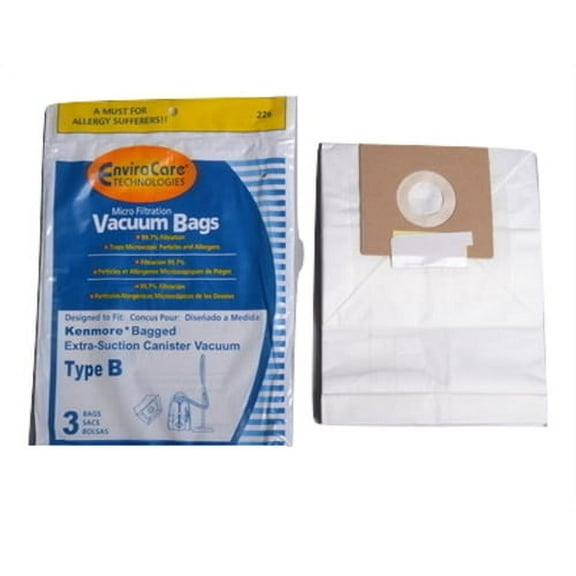 Kenmore Canister Type B Bags 3 Pk - 226