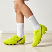 Kids Soccer Cleats Boys Girls Trainning Football Shoes Youth Ground Athletic Outdoor Soccer Shoes for Toddler/Little/Big Kid